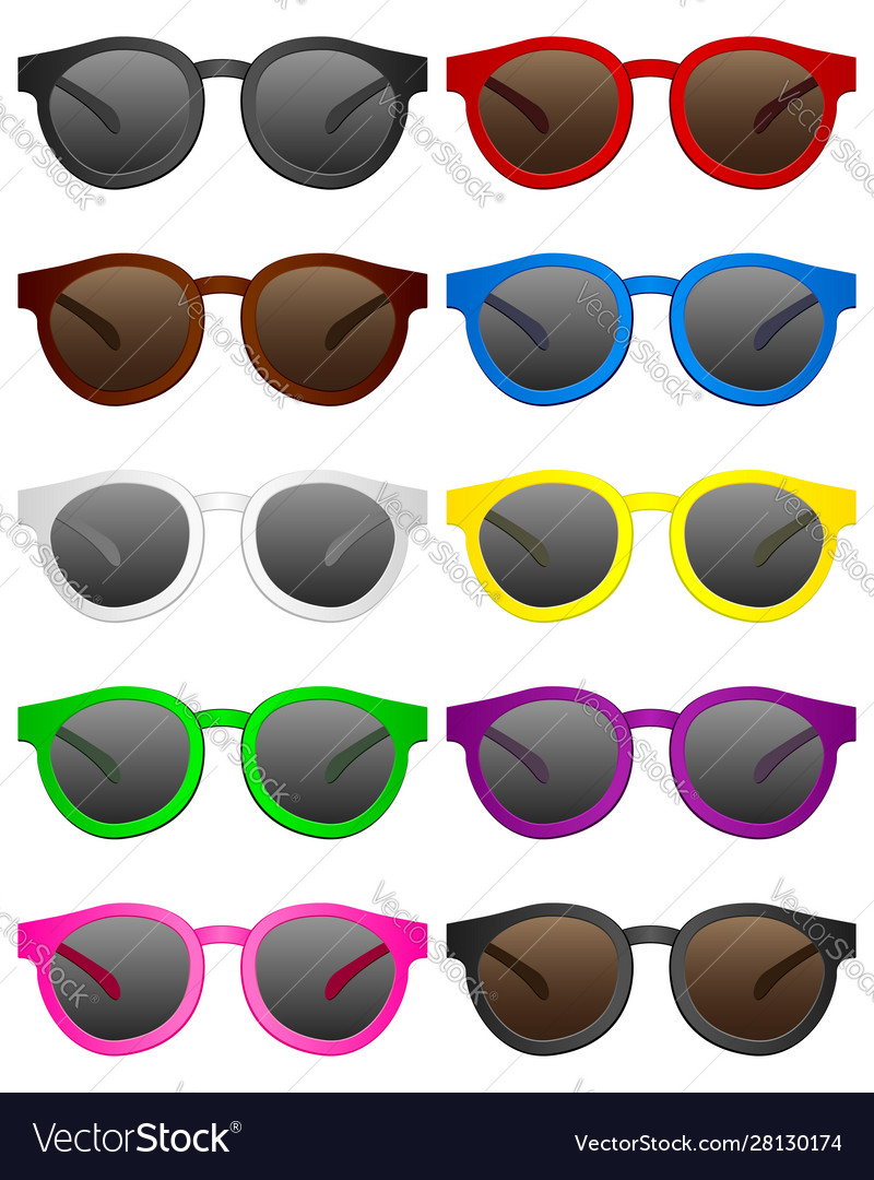 Retro sunglasses Royalty Free Vector Image - VectorStock