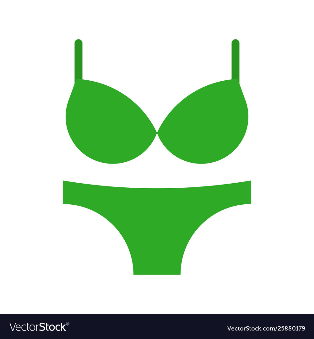 Bikini Or Lingerie Flat Style Icon Royalty Free Vector Image Bikini Or Lingerie Flat Style Icon Royalty Free Vector Image