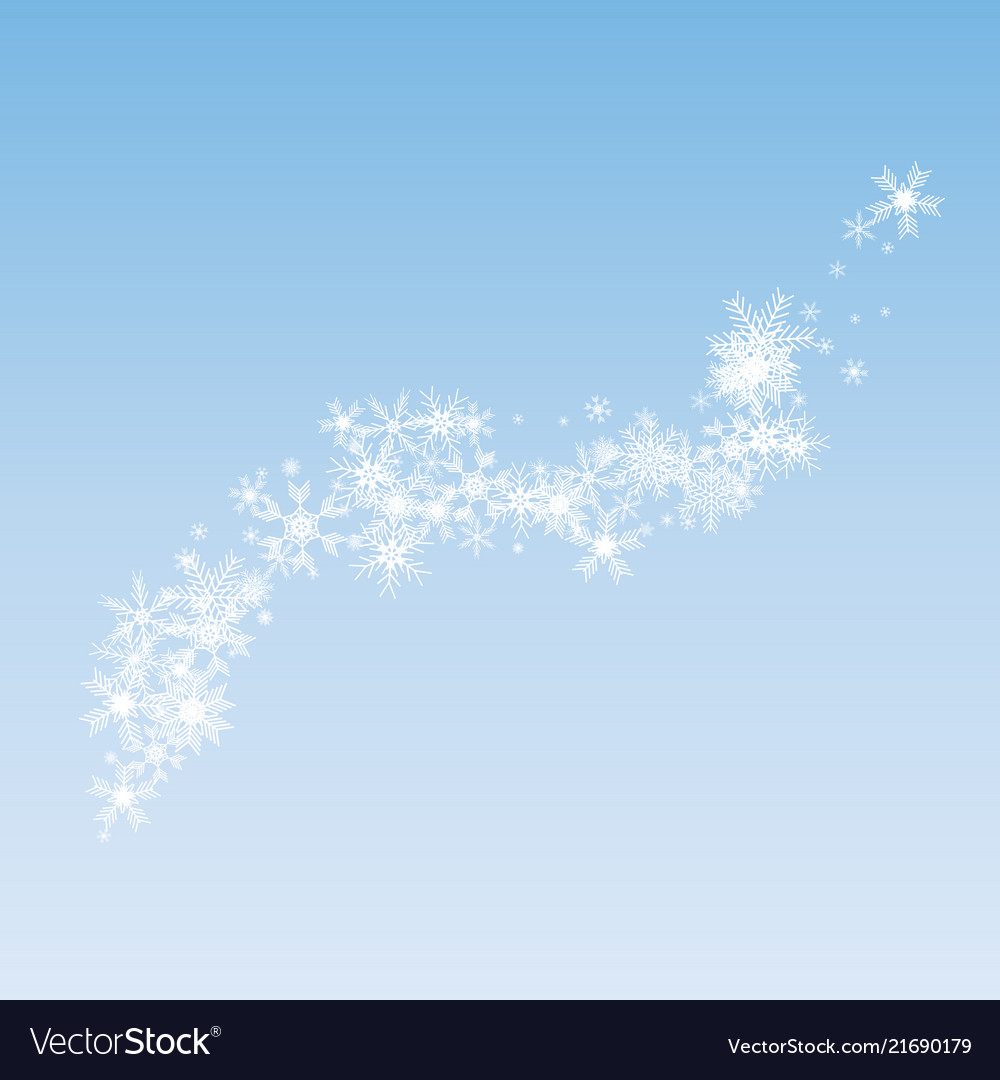 Wave snowflake background - stock white Royalty Free Vector