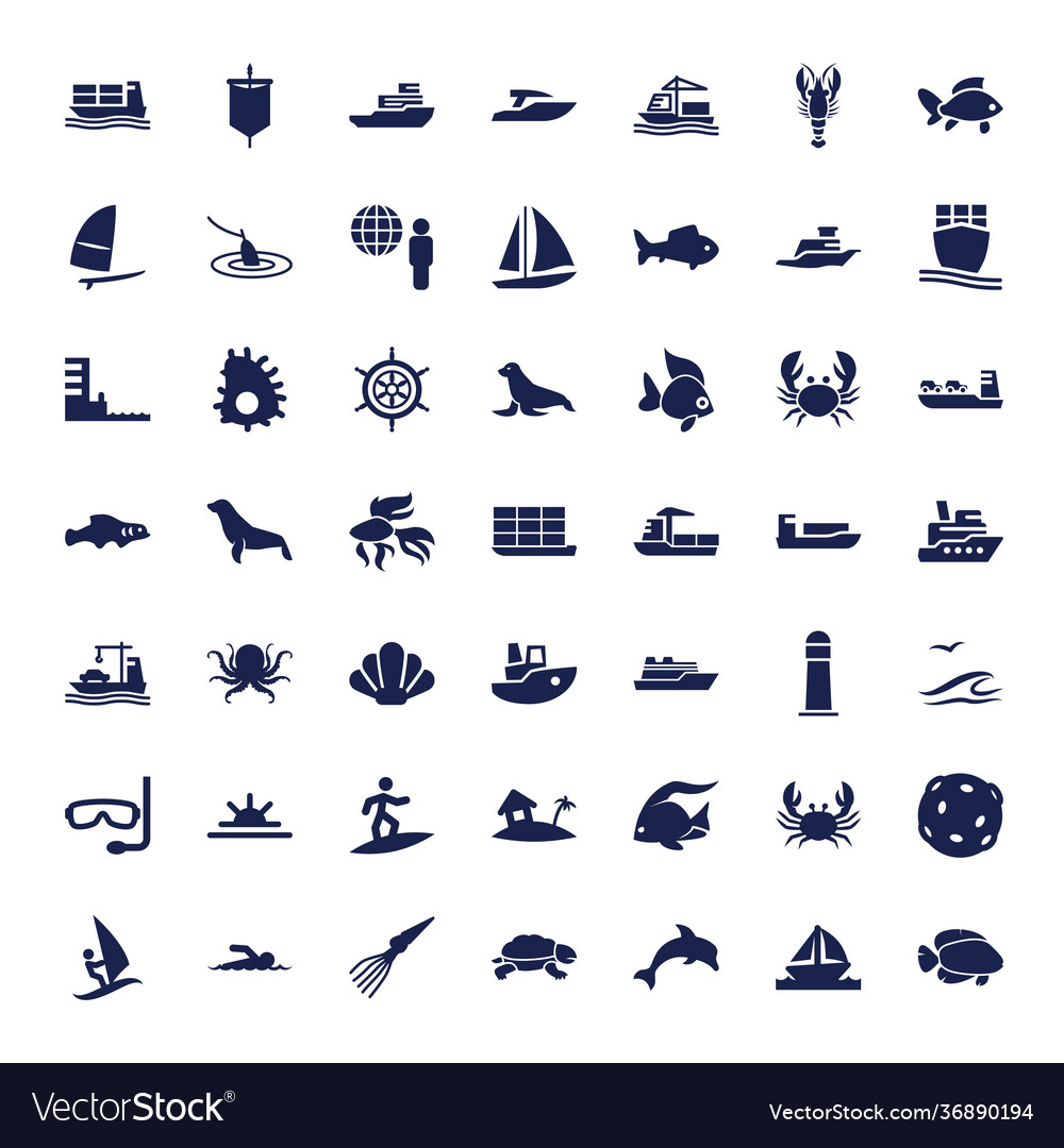 Ocean icons