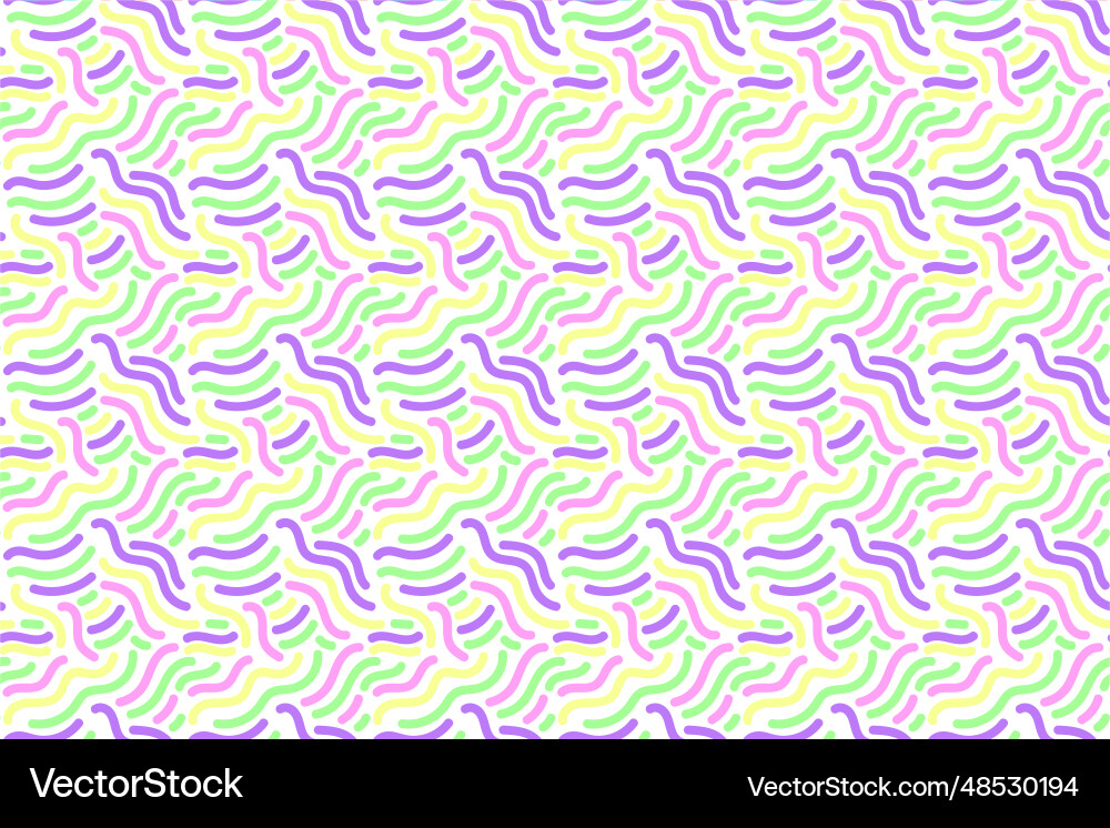 Seamless scribble lines abstract pattern Vector Image