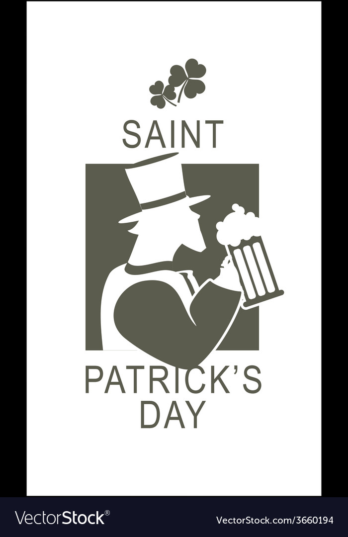 Template flyer st patricks day Royalty Free Vector Image Template flyer st patricks day Royalty Free Vector Image