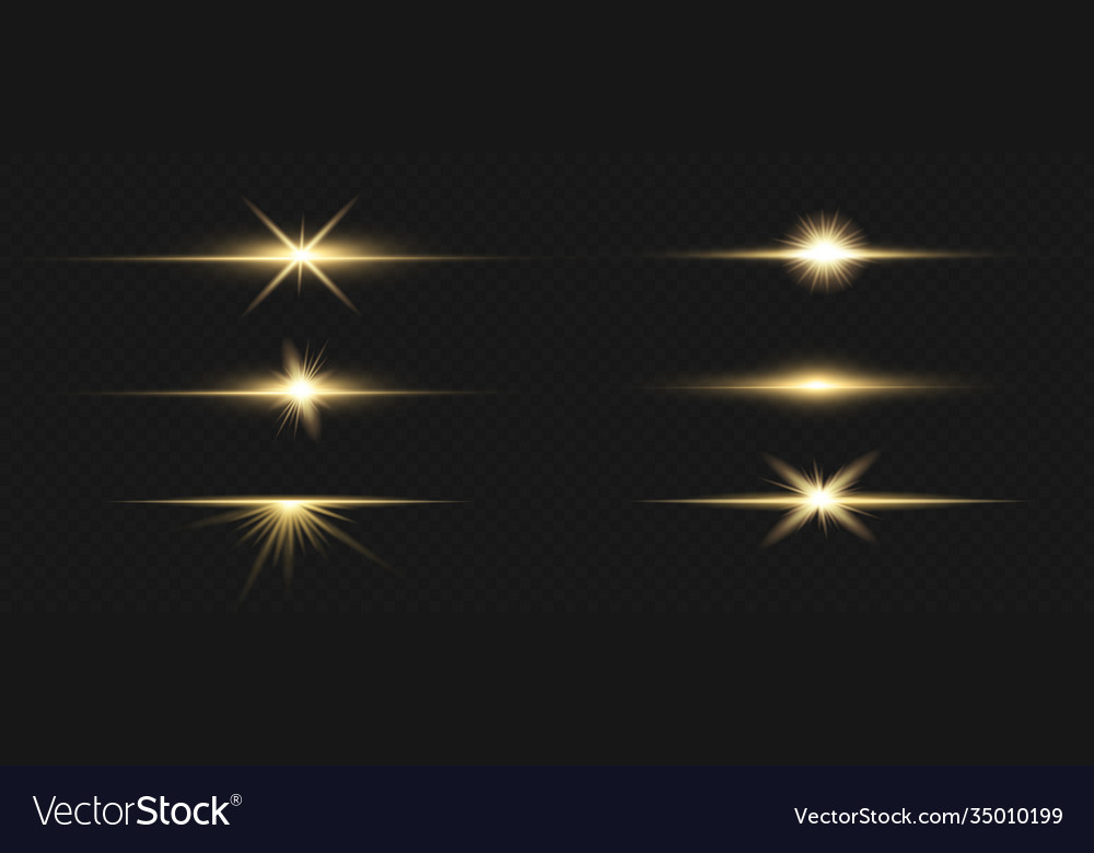 Yellow horizontal line Royalty Free Vector Image