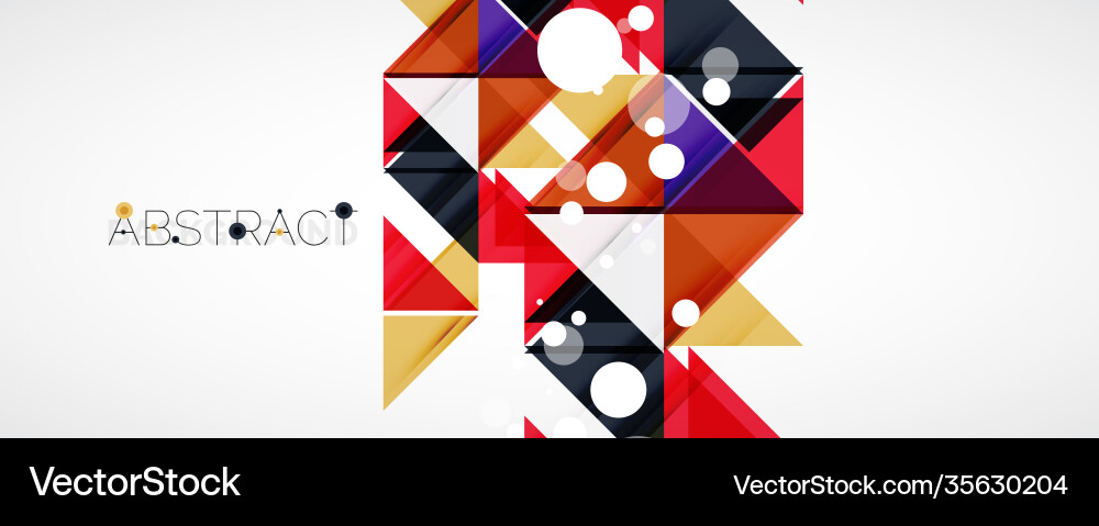 Geometric abstract background techno color Vector Image
