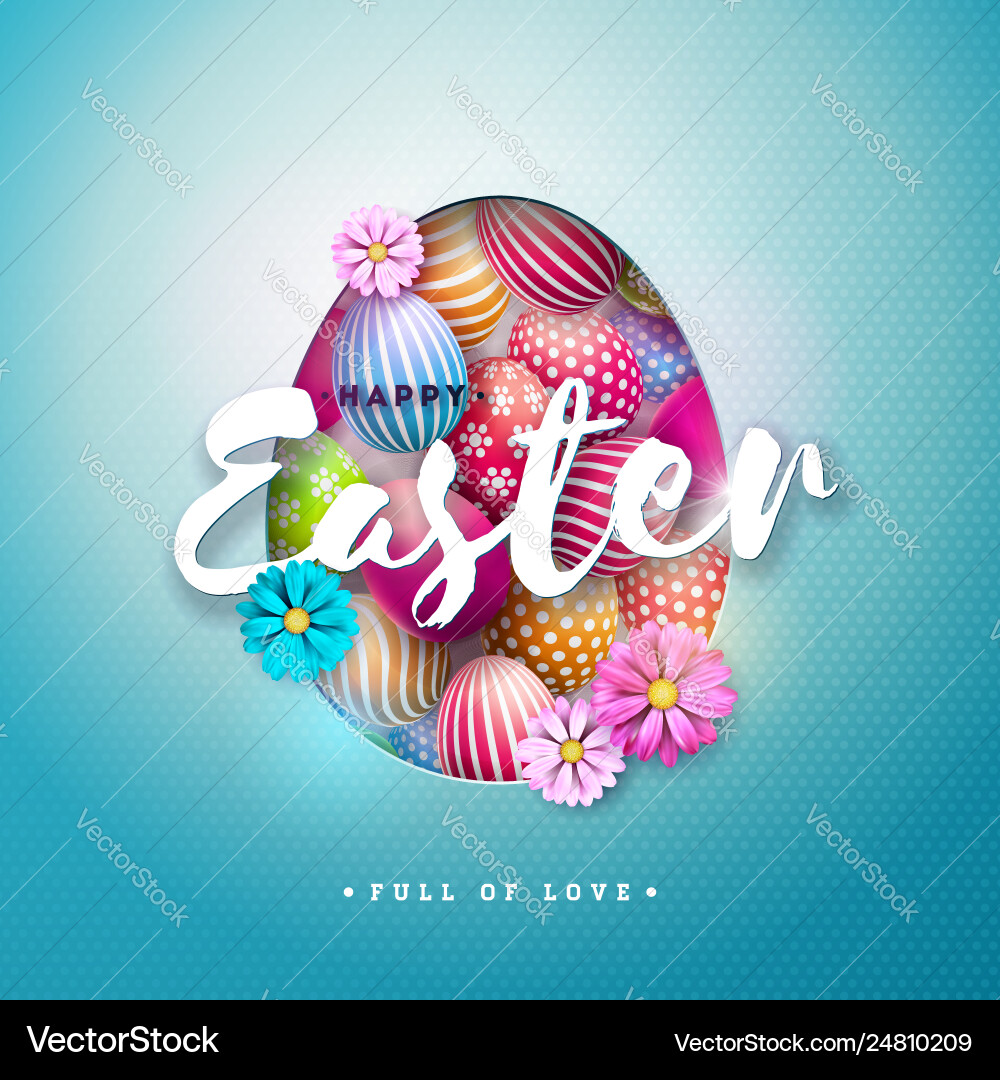 Happy easter holiday Royalty Free Vector Image