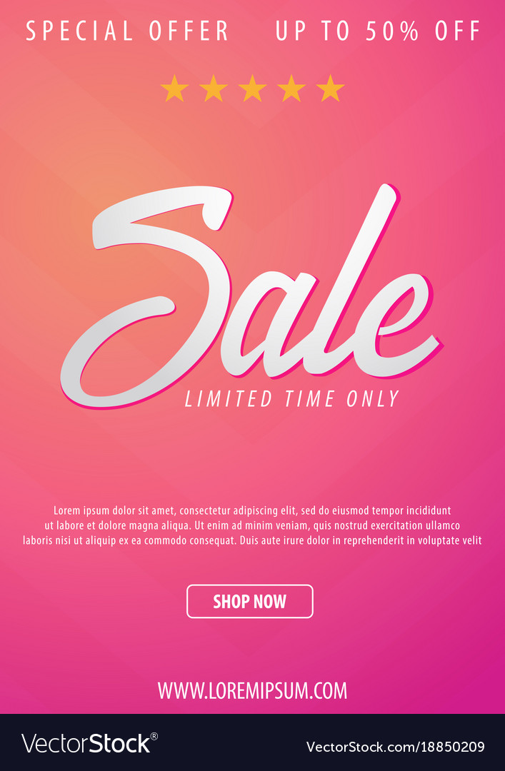 sale poster or flyer