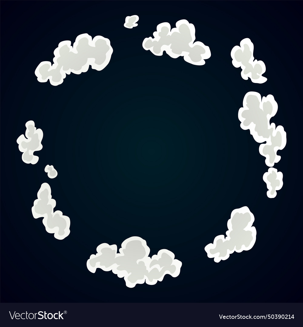 Explosion animation for game vector image Explosion animation for game