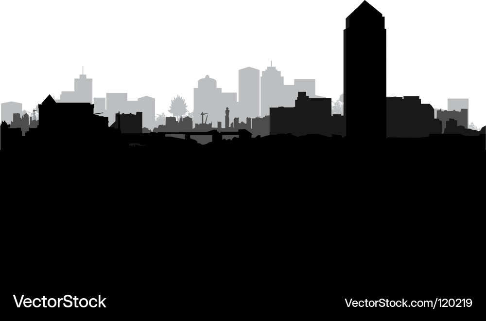 Cityscape Royalty Free Vector Image - VectorStock