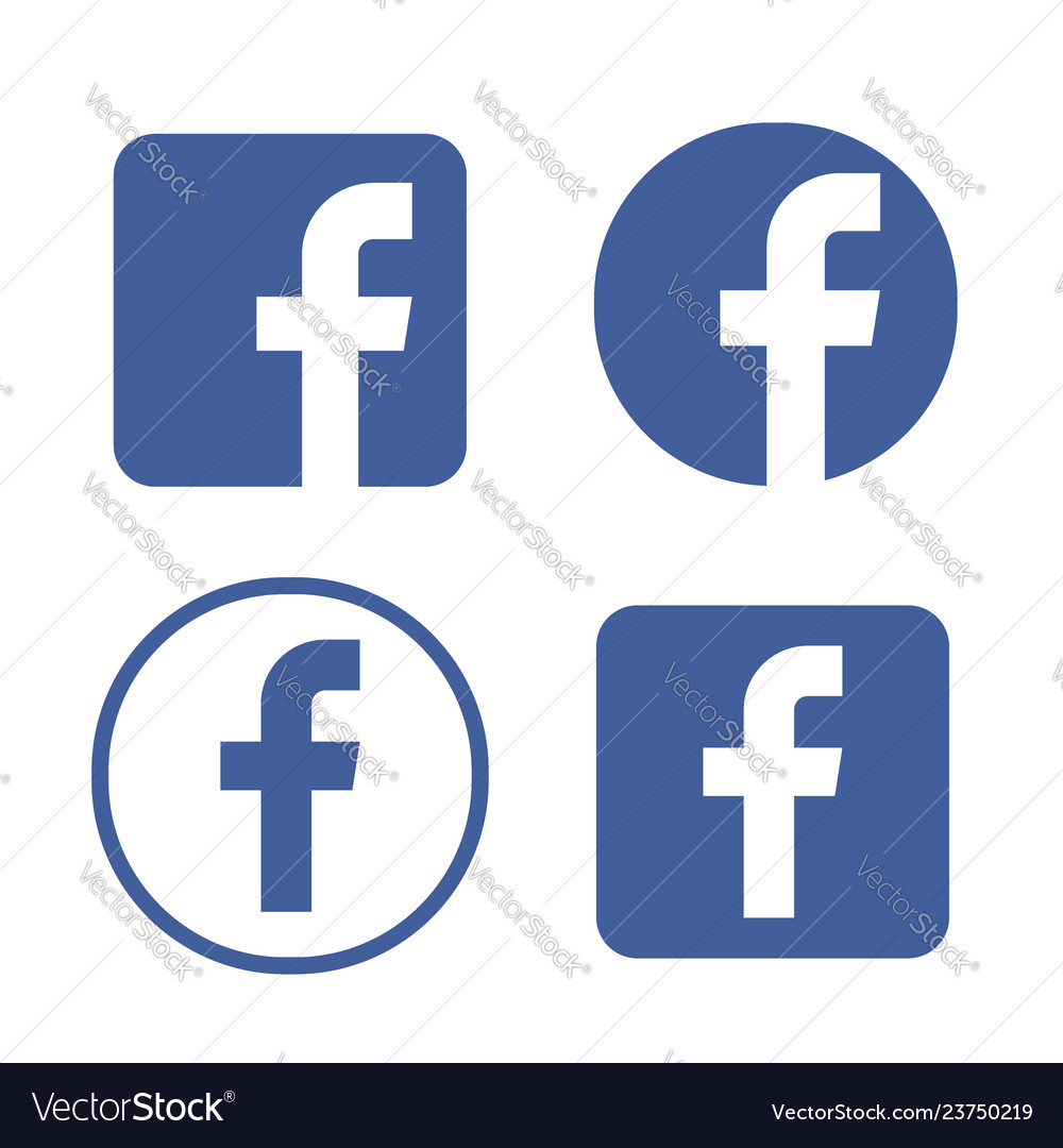 facebook icon illustrator vector free download