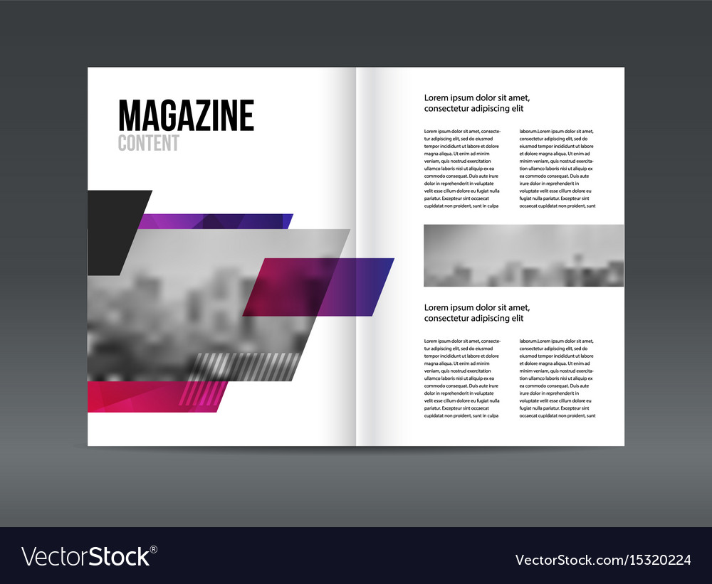modern brochure layout design
