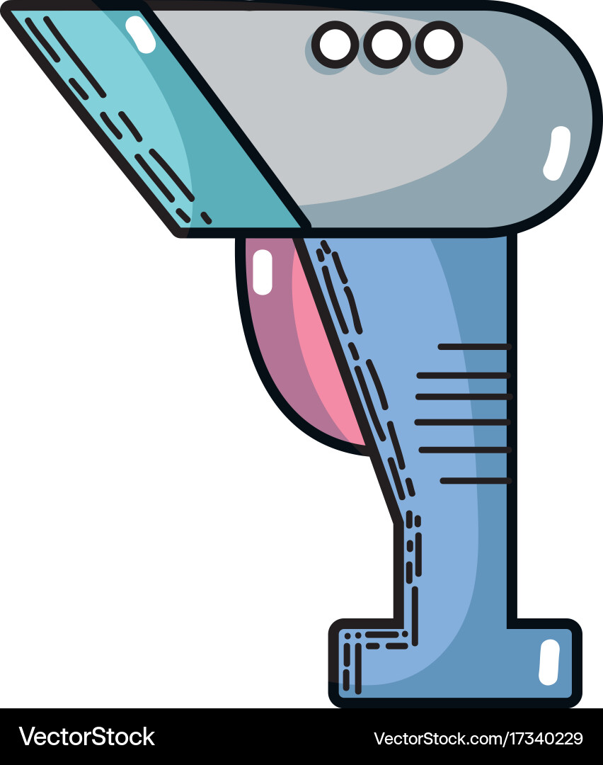 Barcode reader technology with laser scan Vector Image