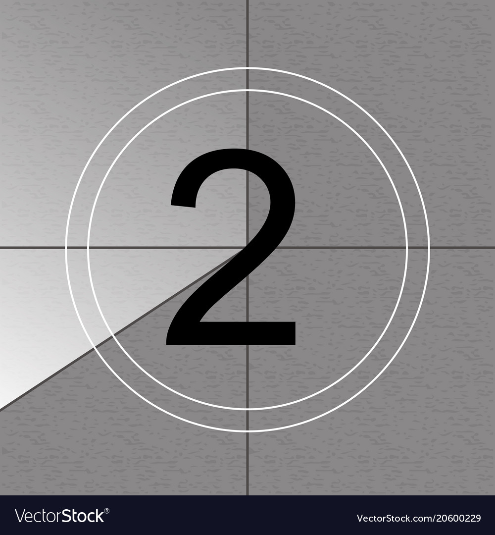 Creative of countdown frame Royalty Free Vector Image