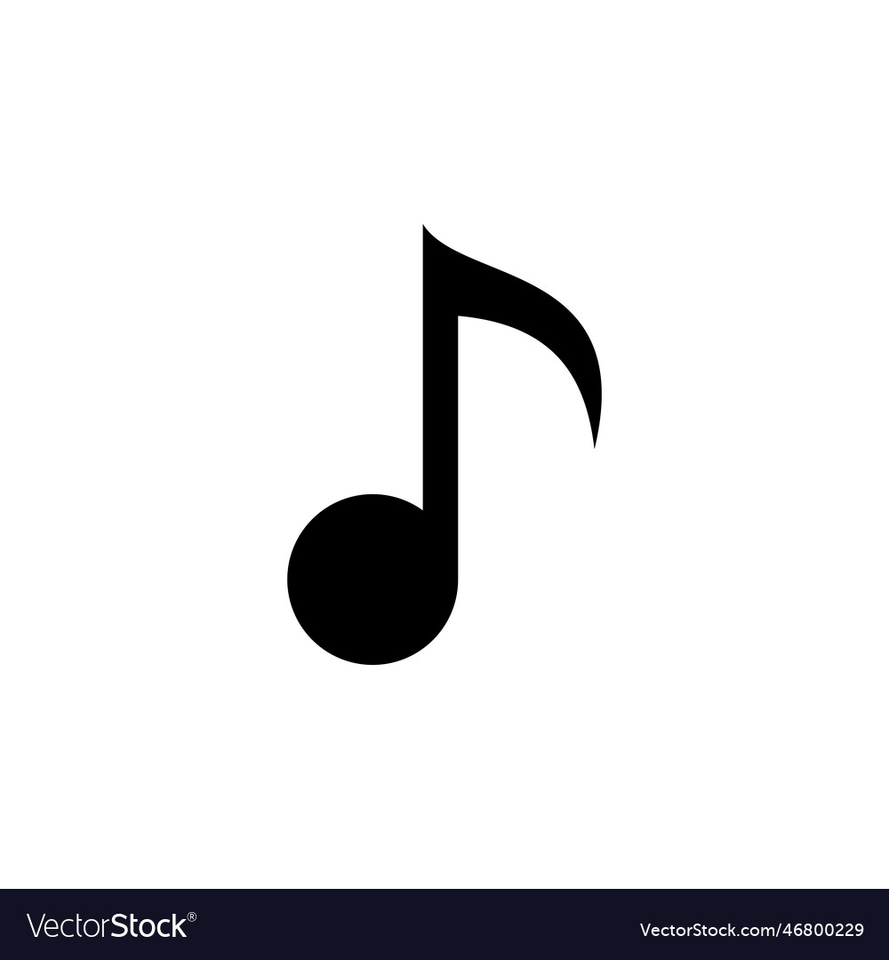 Music icon note music icon Royalty Free Vector Image