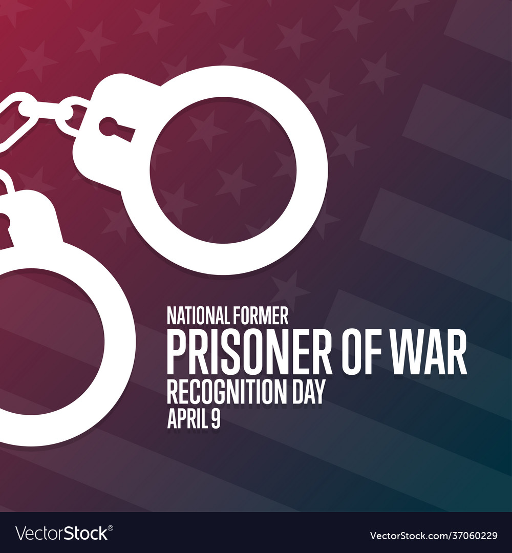 National former prisoner war recognition day Vector Image