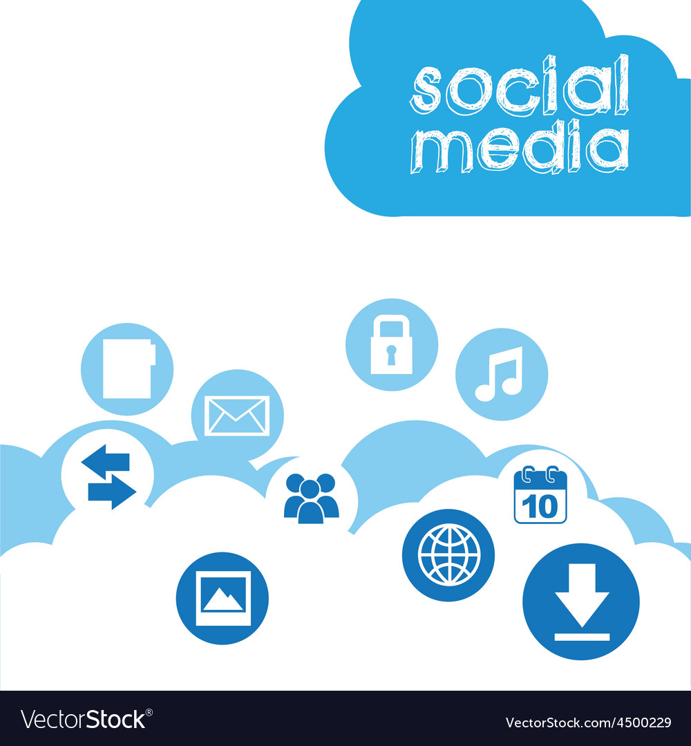 Social media Royalty Free Vector Image - VectorStock