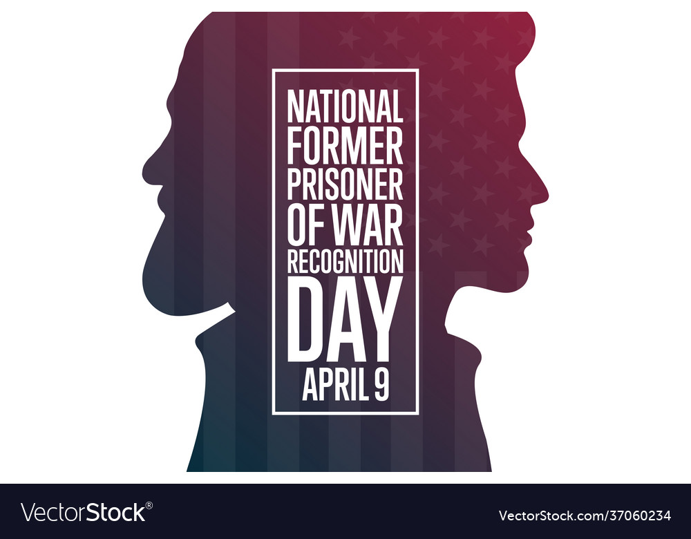 National former prisoner war recognition day Vector Image