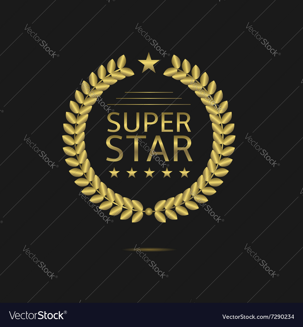 Super star logo Royalty Free Vector Image - VectorStock