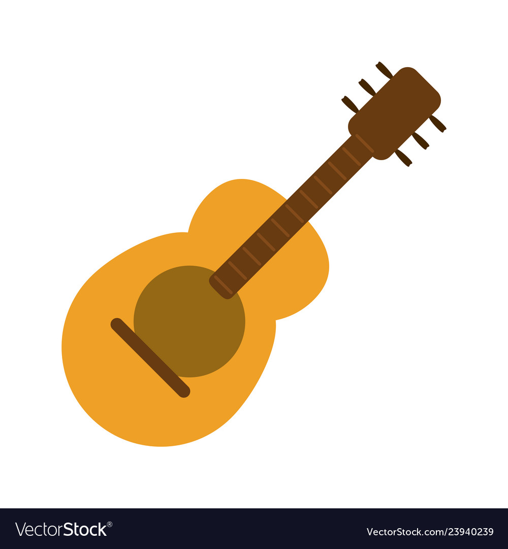 Acoustic Guitar Music Instrument Royalty Free Vector Image 5527