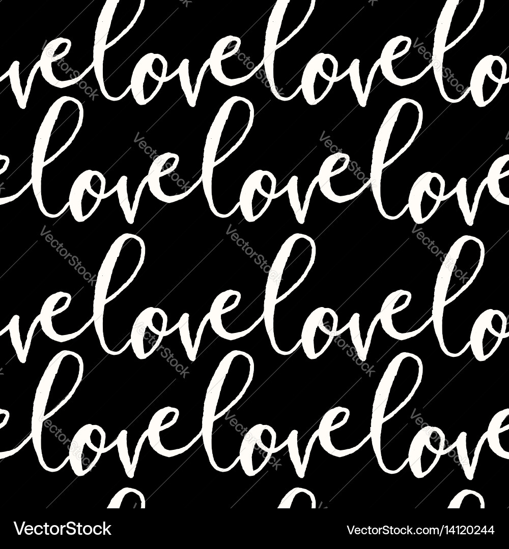 Love seamless pattern Royalty Free Vector Image
