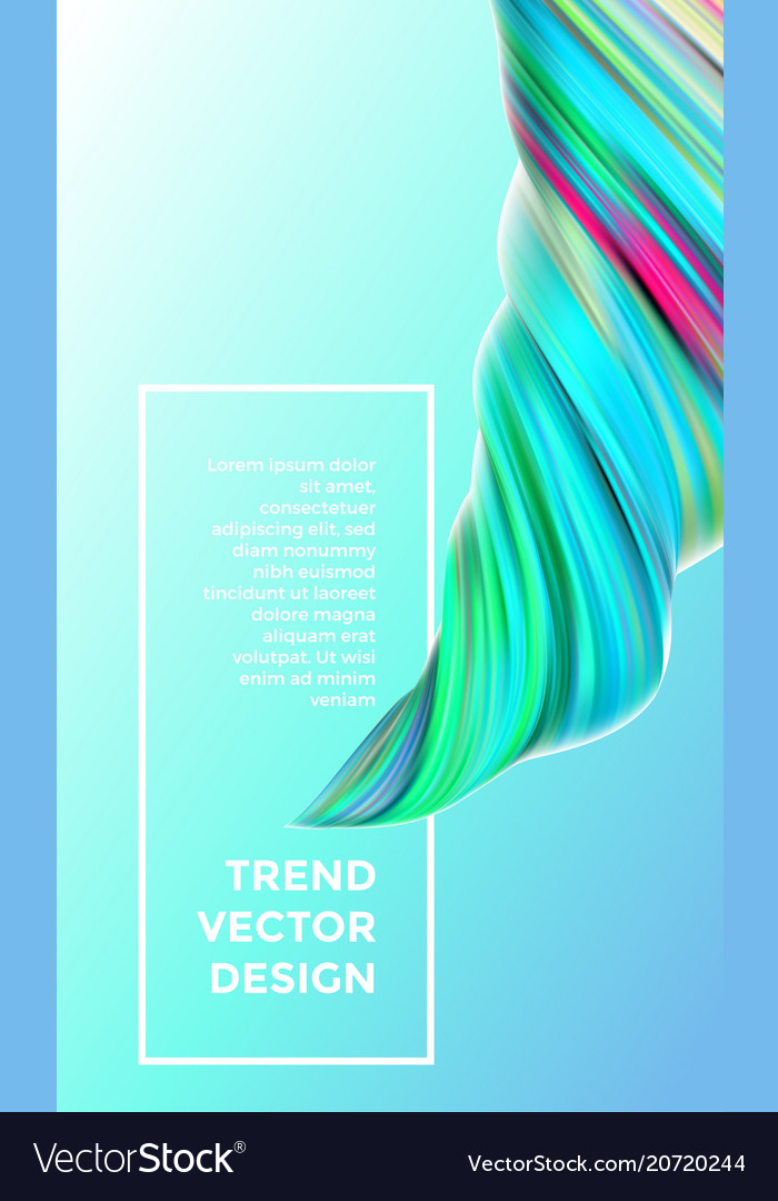 modern digital painting abstract background vector image