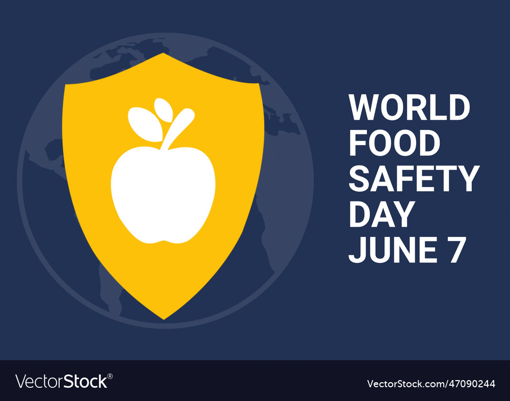 World food safety day Royalty Free Vector Image