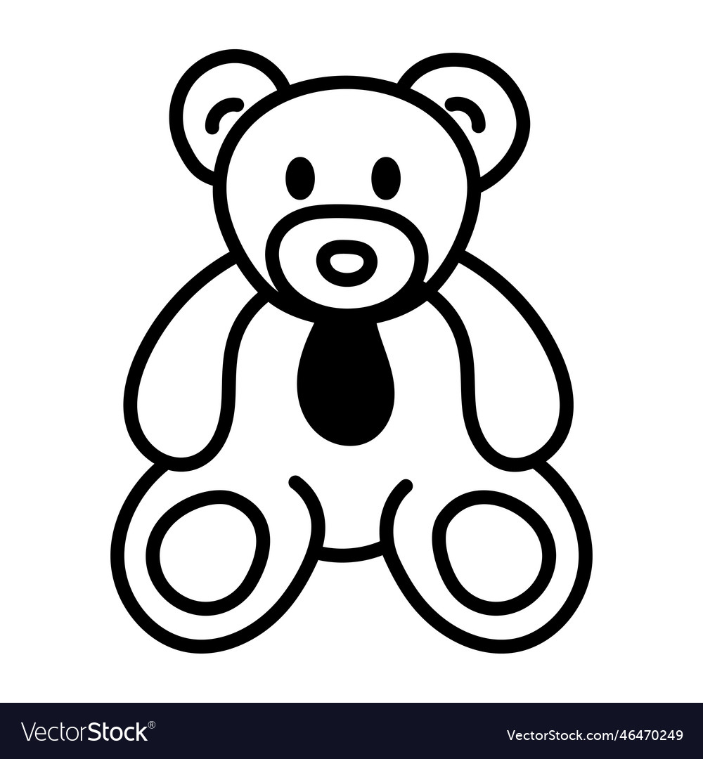 Teddy bear Royalty Free Vector Image - VectorStock