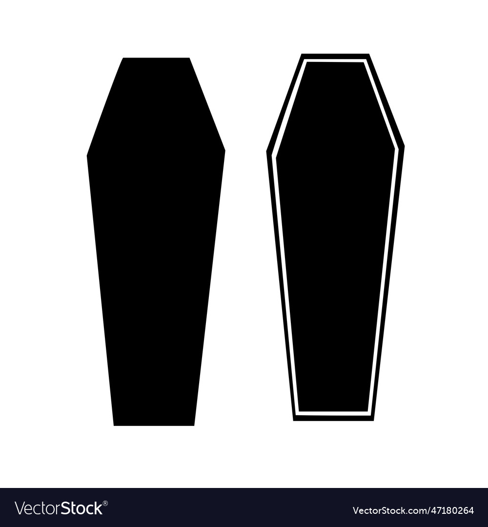 Coffin image Royalty Free Vector Image - VectorStock