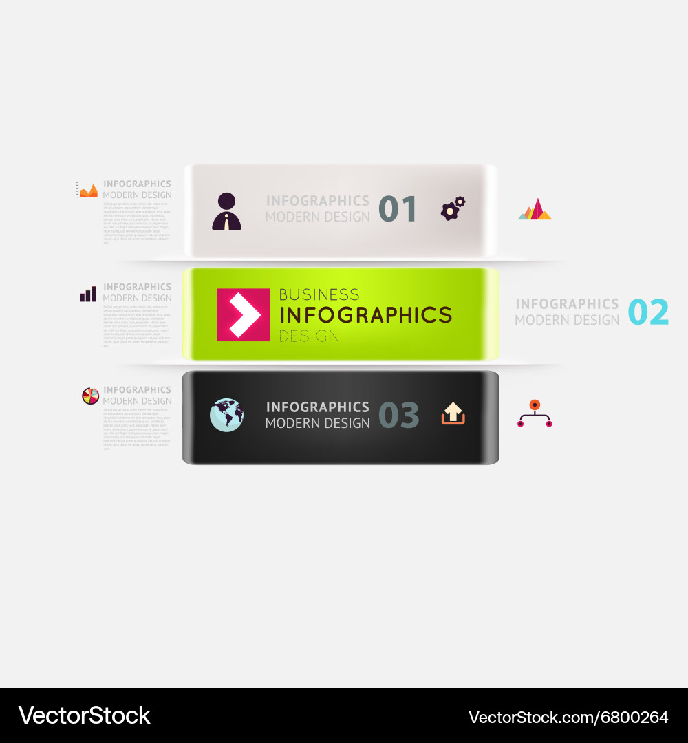 Infographic template Royalty Free Vector Image