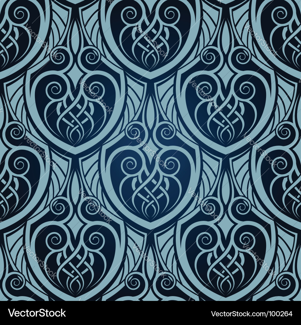 Seamless wallpaper Royalty Free Vector Image - VectorStock