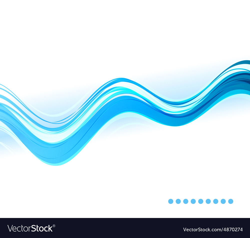 Abstract curved lines background template Vector Image