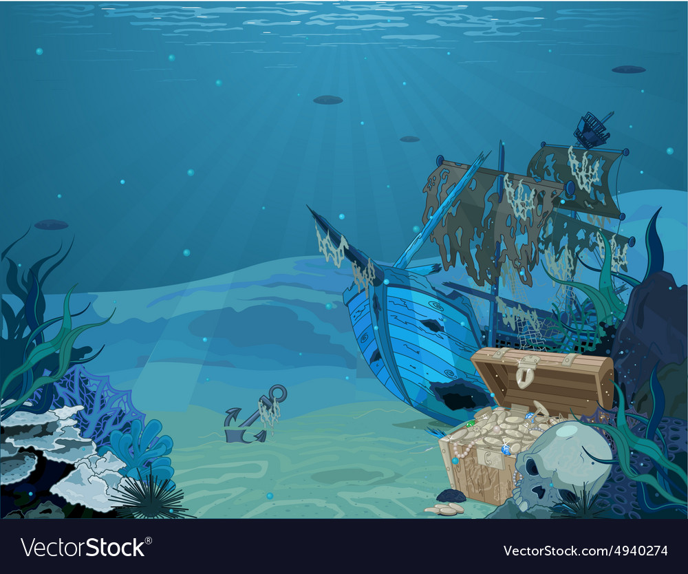 The Wreck Royalty Free Vector Image - VectorStock