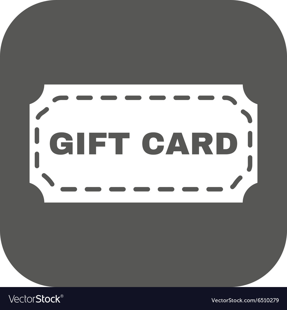 The gift card icon Coupon and discount offer Vector Image