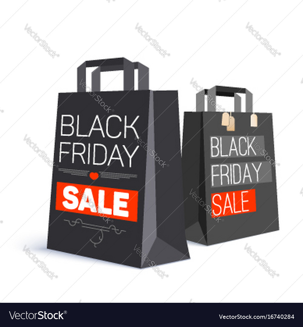 Black Paper Ping Bag With Ad Text