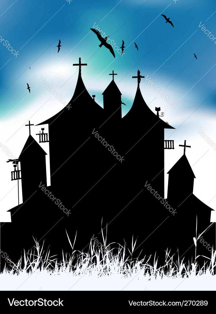 Castle Royalty Free Vector Image - VectorStock