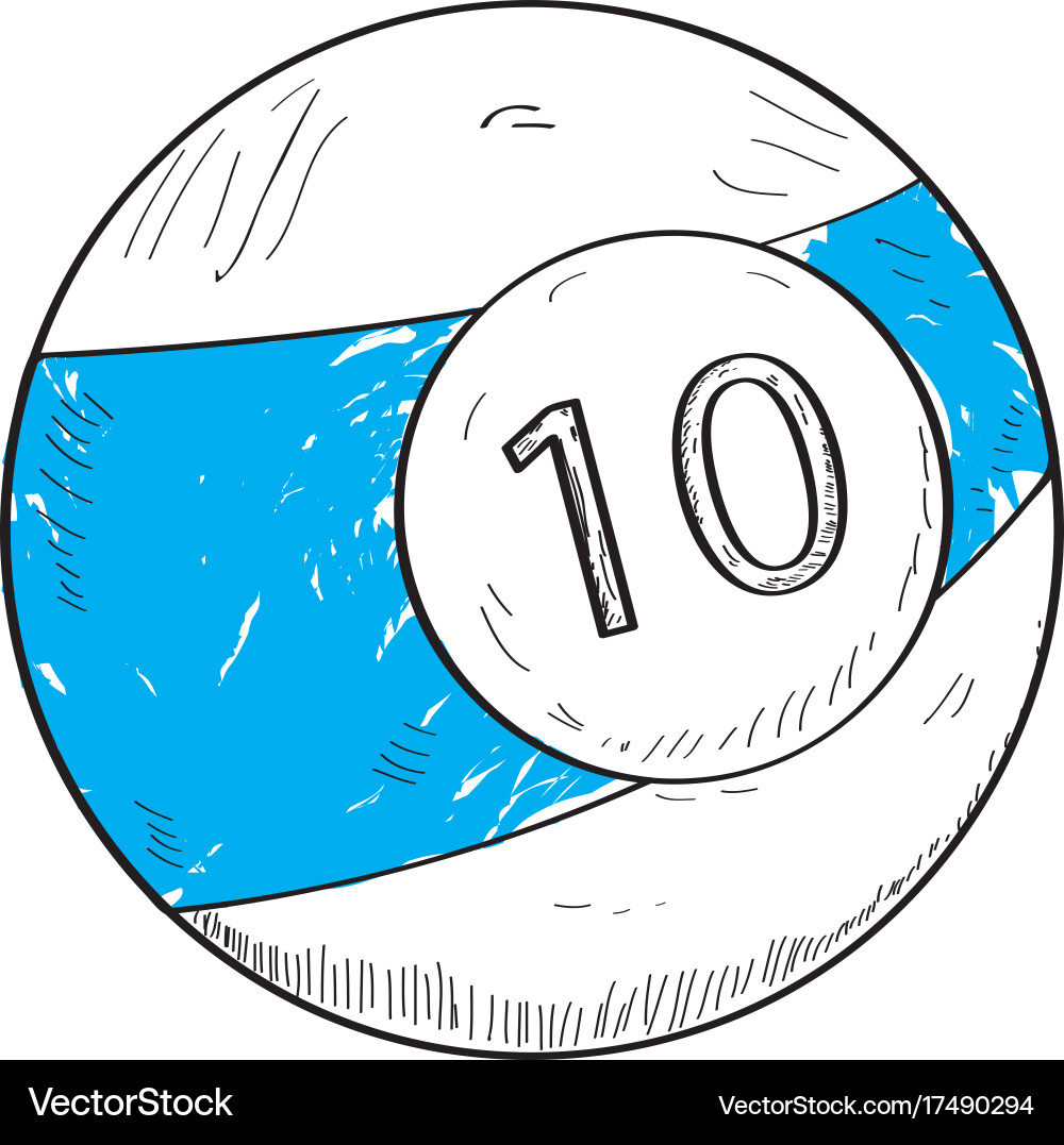 Retro billiard pool Royalty Free Vector Image - VectorStock