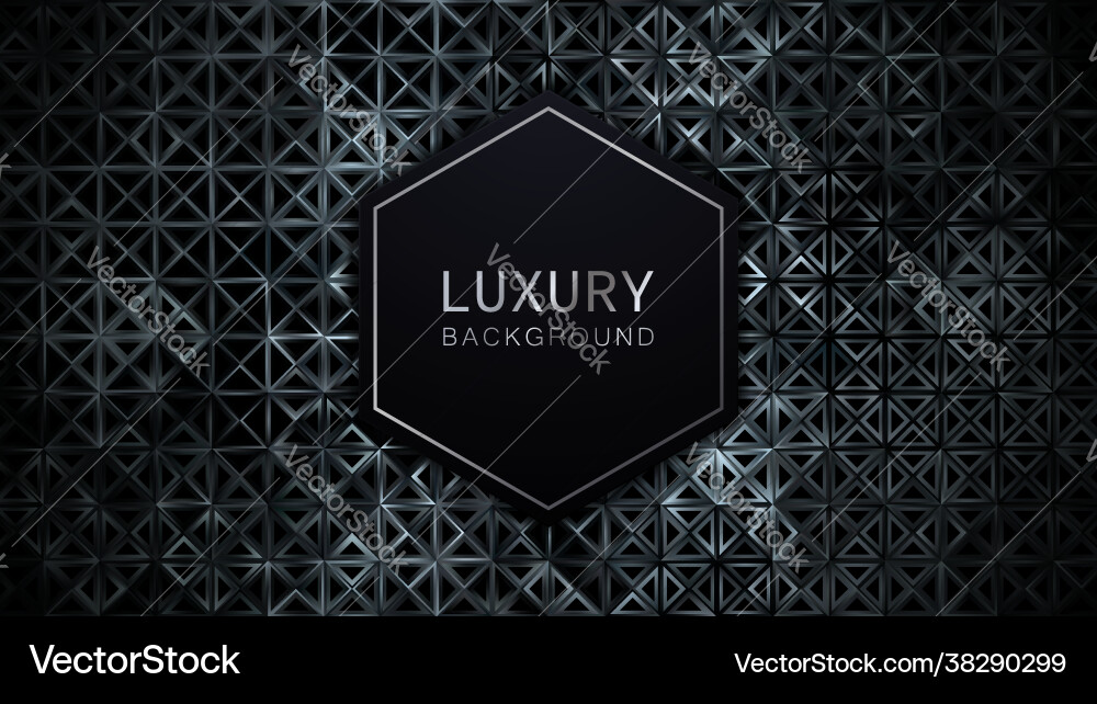 Luxury background abstract 3d geometric pattern Vector Image