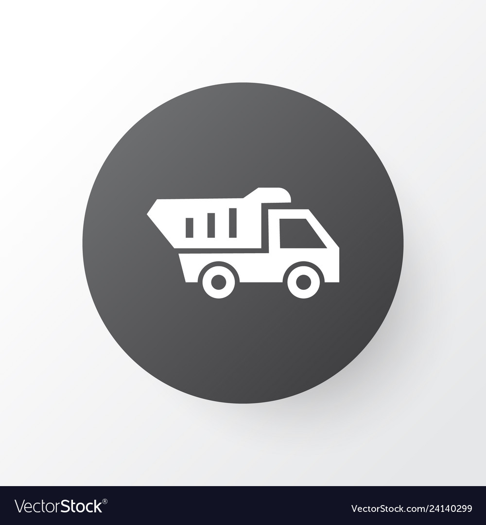 Tipper Icon Symbol Premium Quality Isolated Truck Vector Image