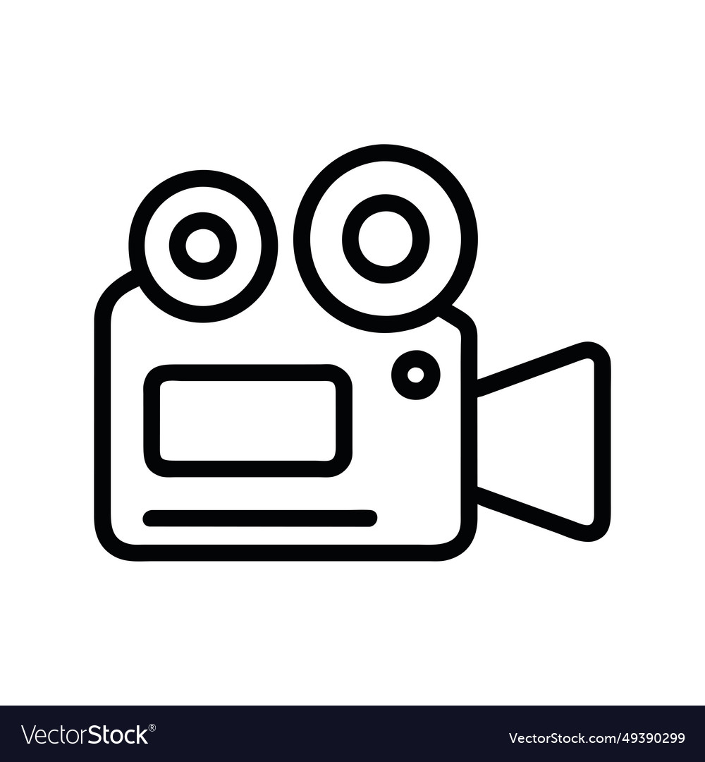 Video camera icon Royalty Free Vector Image - VectorStock