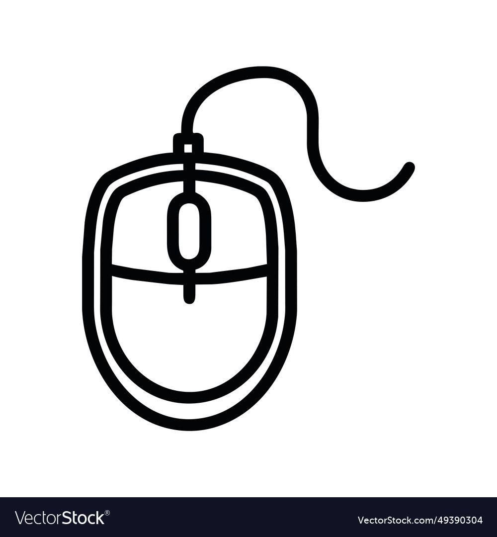 Computer Mouse Icon Royalty Free Vector Image Vectorstock