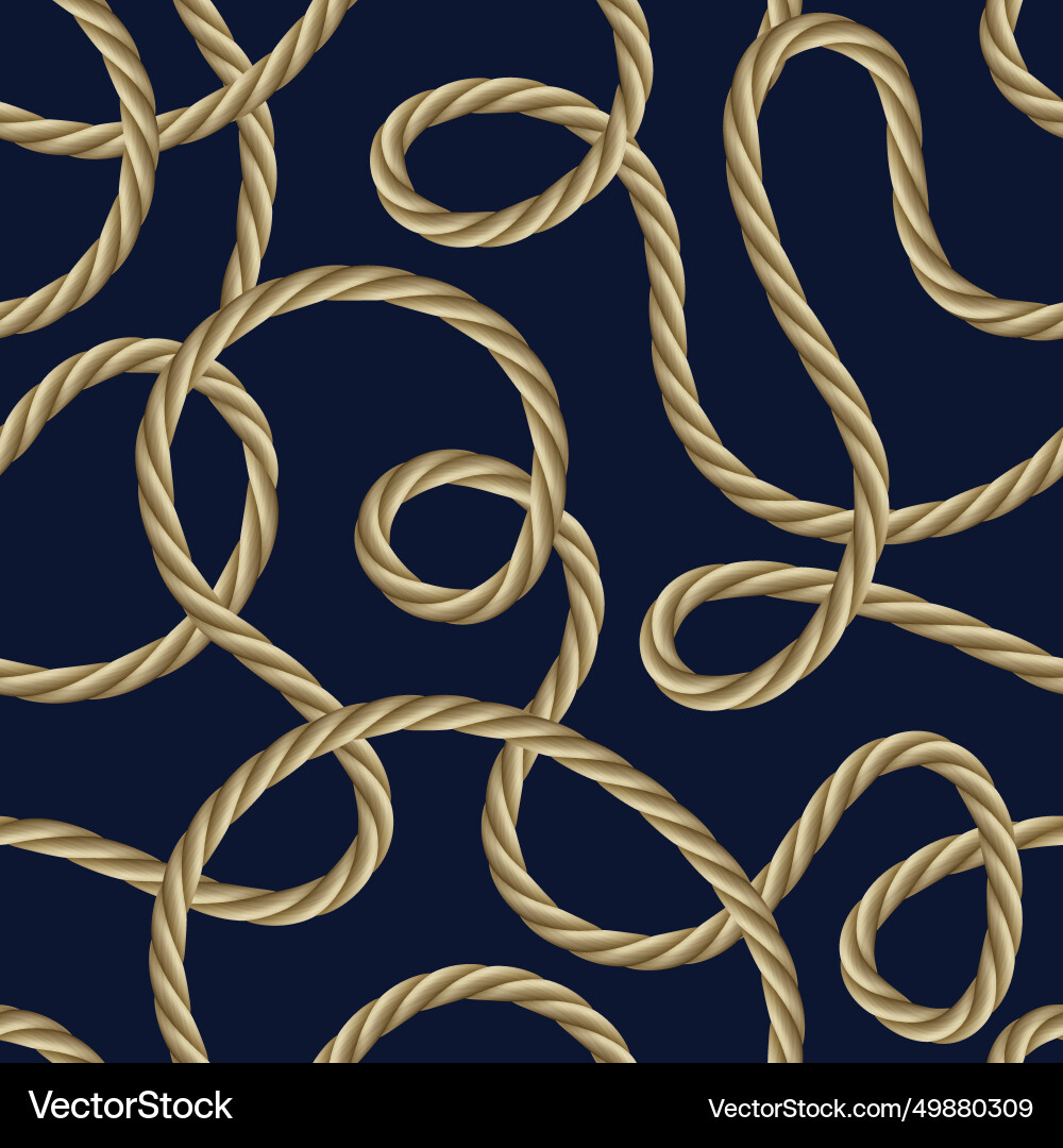 Full Sleeve Rope Patterns Rope seamless pattern Royalty Free Vector Image