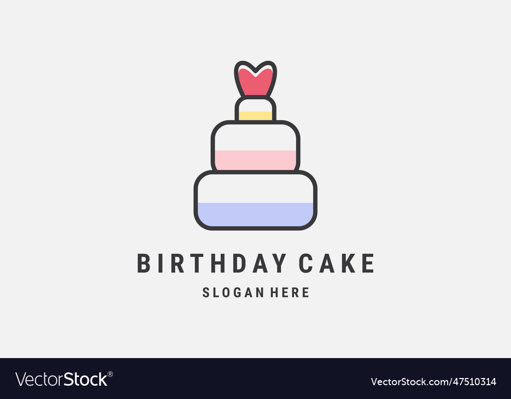 Birthday Cake Royalty Free Vector Image Vectorstock Birthday Cake Royalty Free Vector Image Vectorstock