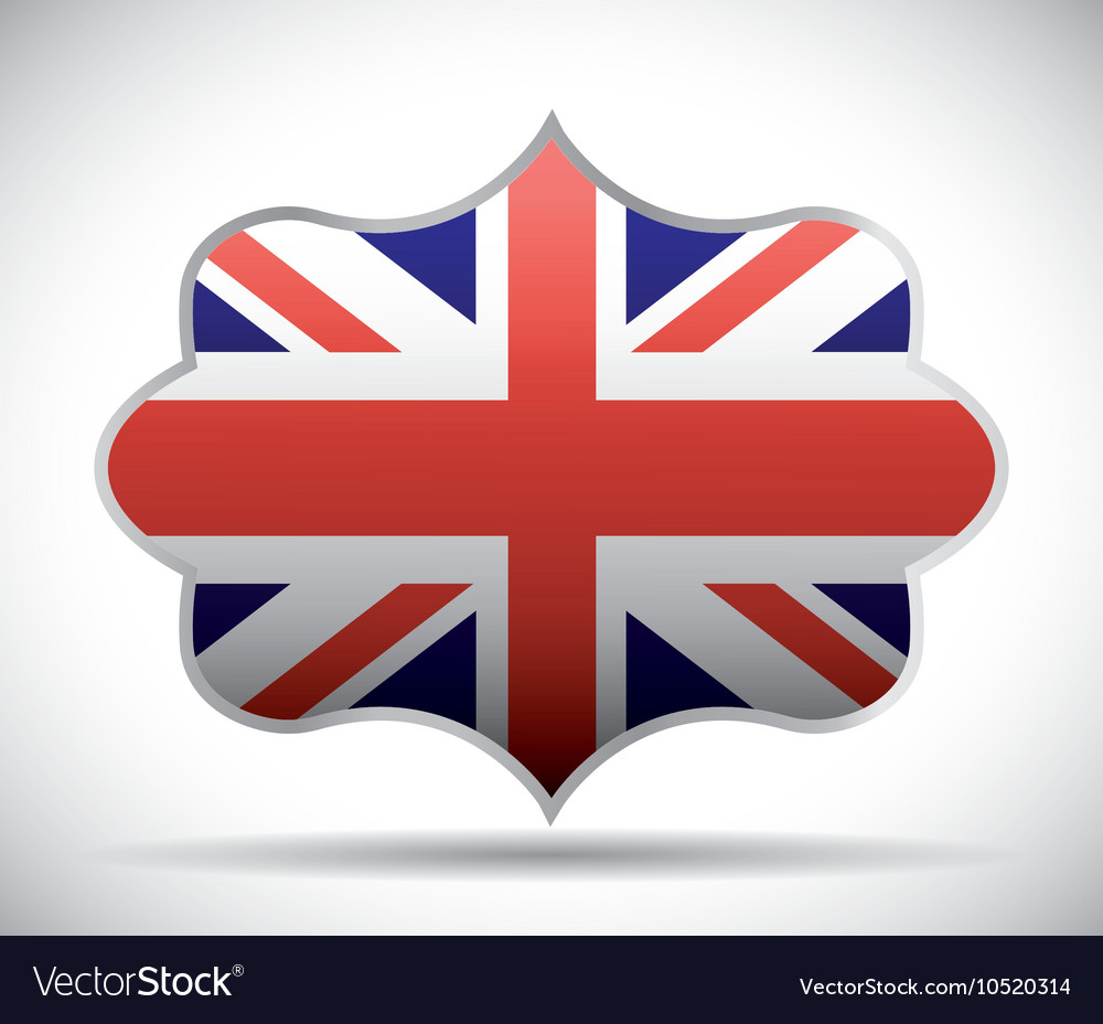 Flag london england design Royalty Free Vector Image