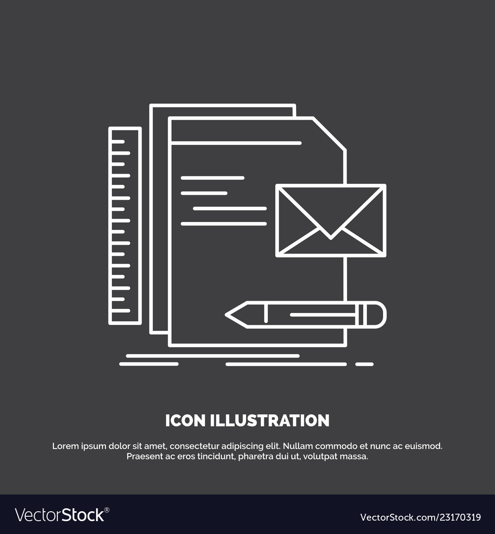 Brand company identity letter presentation icon