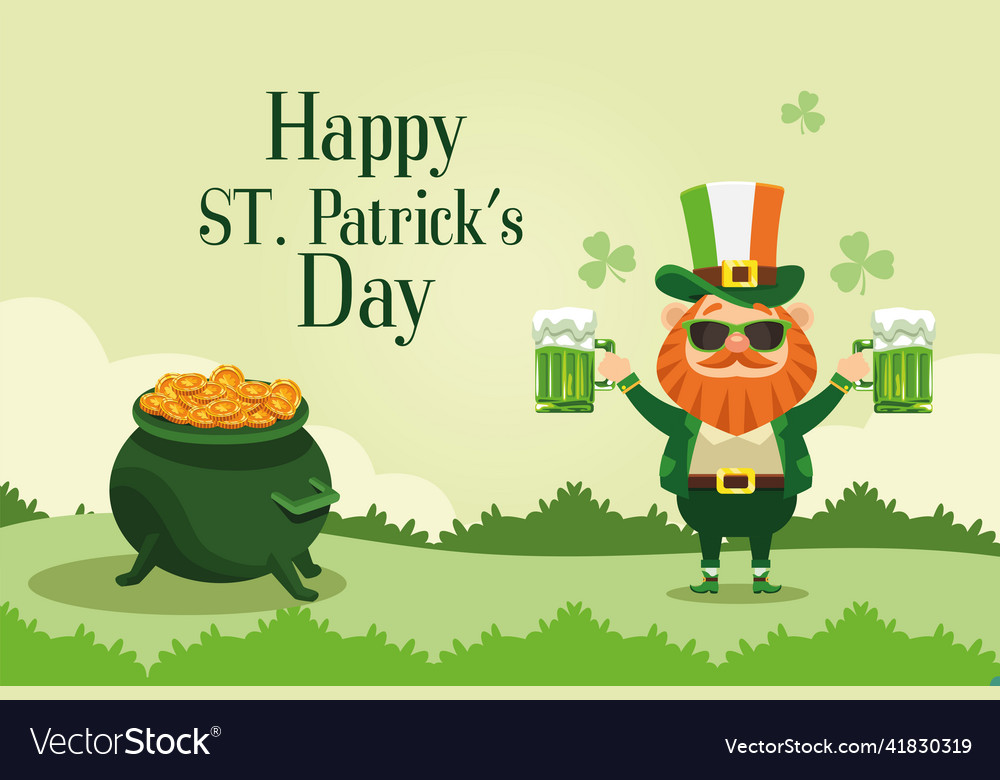 Saint patricks day card Royalty Free Vector Image