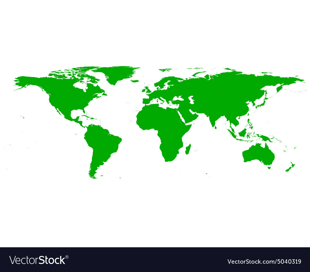 World map Royalty Free Vector Image - VectorStock