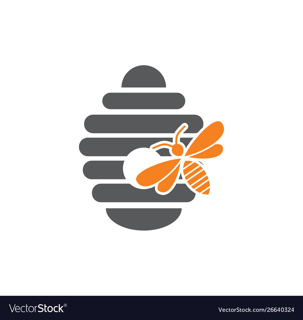 Beekeeping Related Icon On Background For Graphic Vector Image