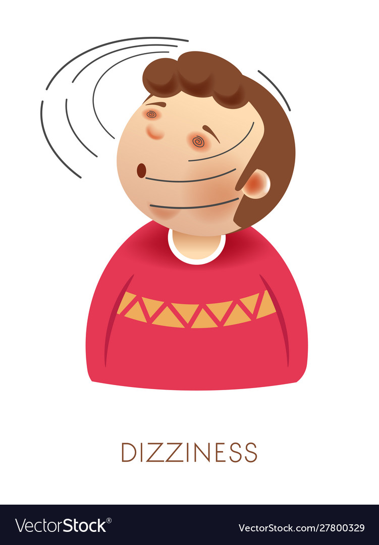 dizziness-symptom-and-man-with-head-spinning-vector-image