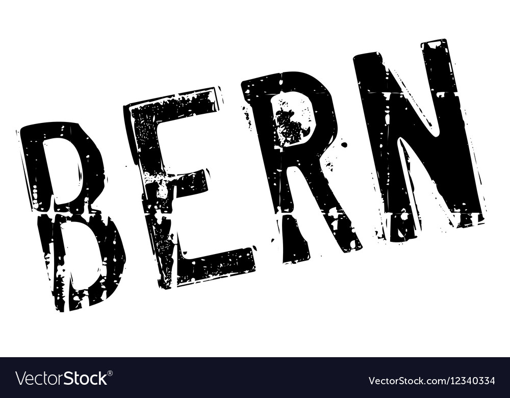 Bern rubber stamp Royalty Free Vector Image - VectorStock