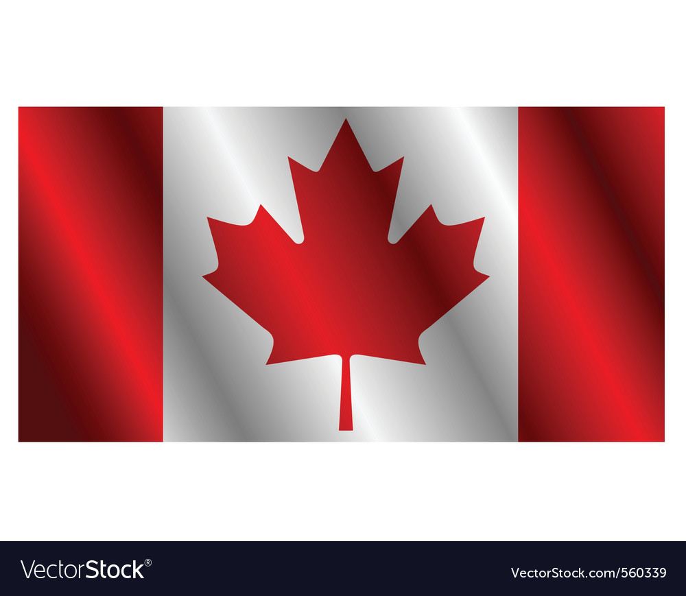 Download Canadian flag Royalty Free Vector Image - VectorStock