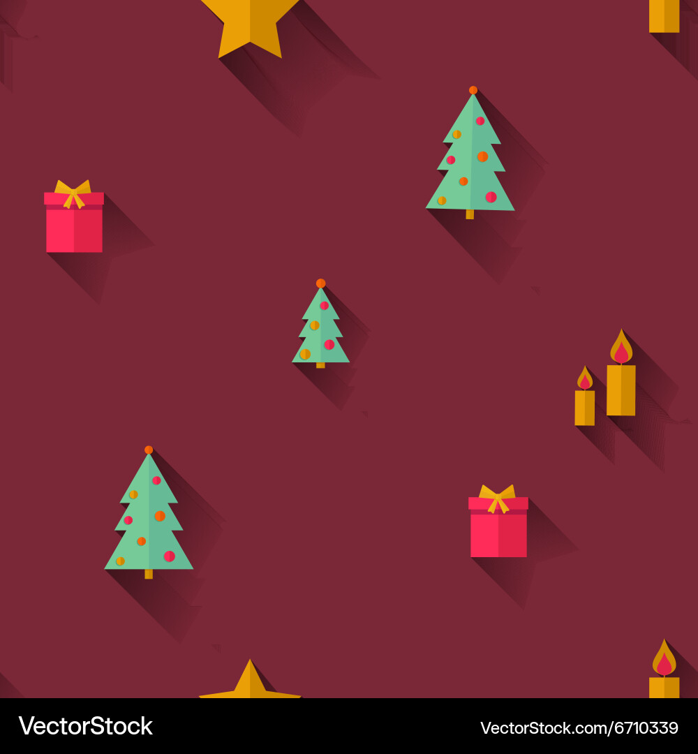 Christmas seamless pattern Royalty Free Vector Image